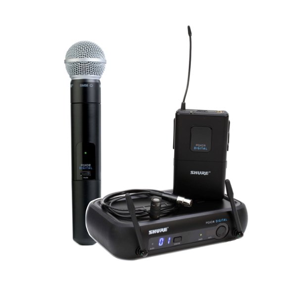 Shure GPX4 Wireless Combo (SM58 Handheld, WL185 Lavalier) — Mort's